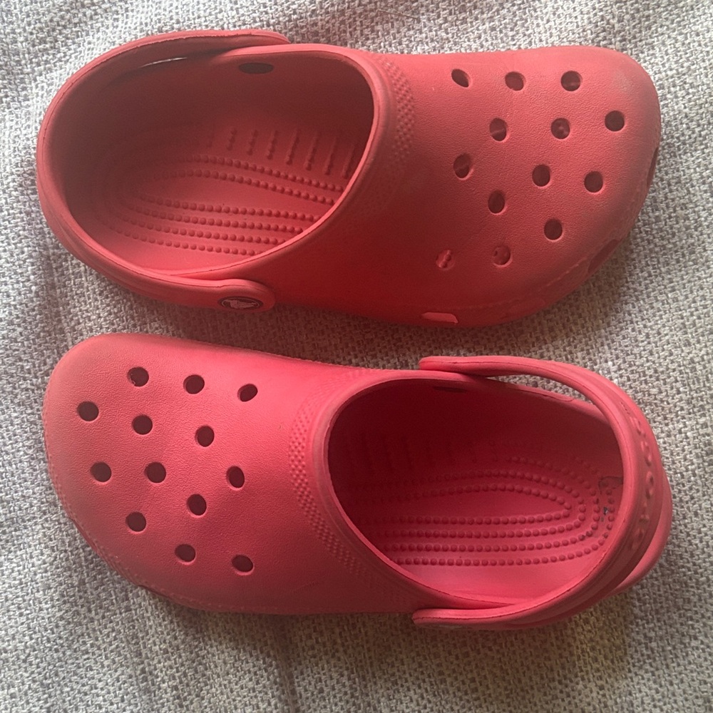 CROCS Kids Red Water Shoes